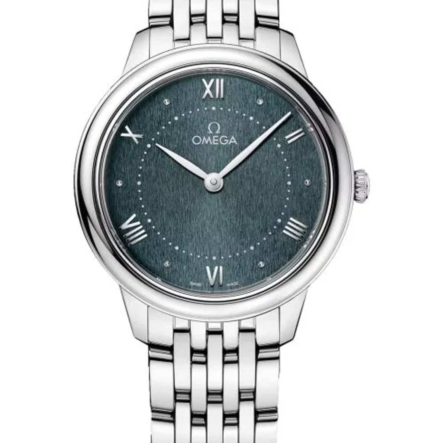 Omega De Ville 434.10.30.60.10.001 (2026) - Turquoise wijzerplaat 30mm Staal (1/1)