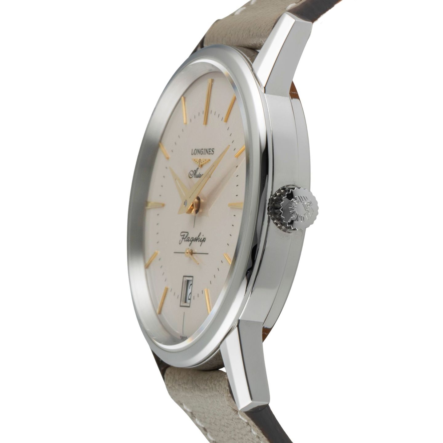 Longines Flagship L4.795.4.78.2 (Unknown (random serial)) - Silver dial 39 mm Steel case (6/8)