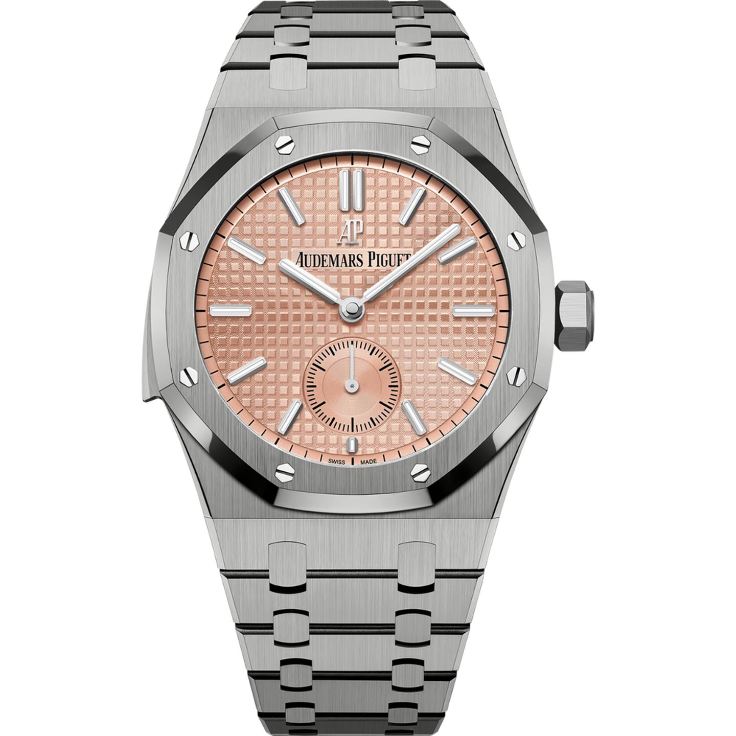 Audemars Piguet Royal Oak 26591TI.OO.1252TI.02 (2025) - Roze wijzerplaat 42mm Titanium (1/1)
