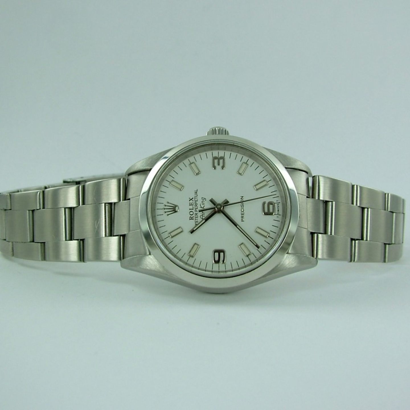 Rolex Air-King - (1998) - White dial 34 mm Steel case (1/8)