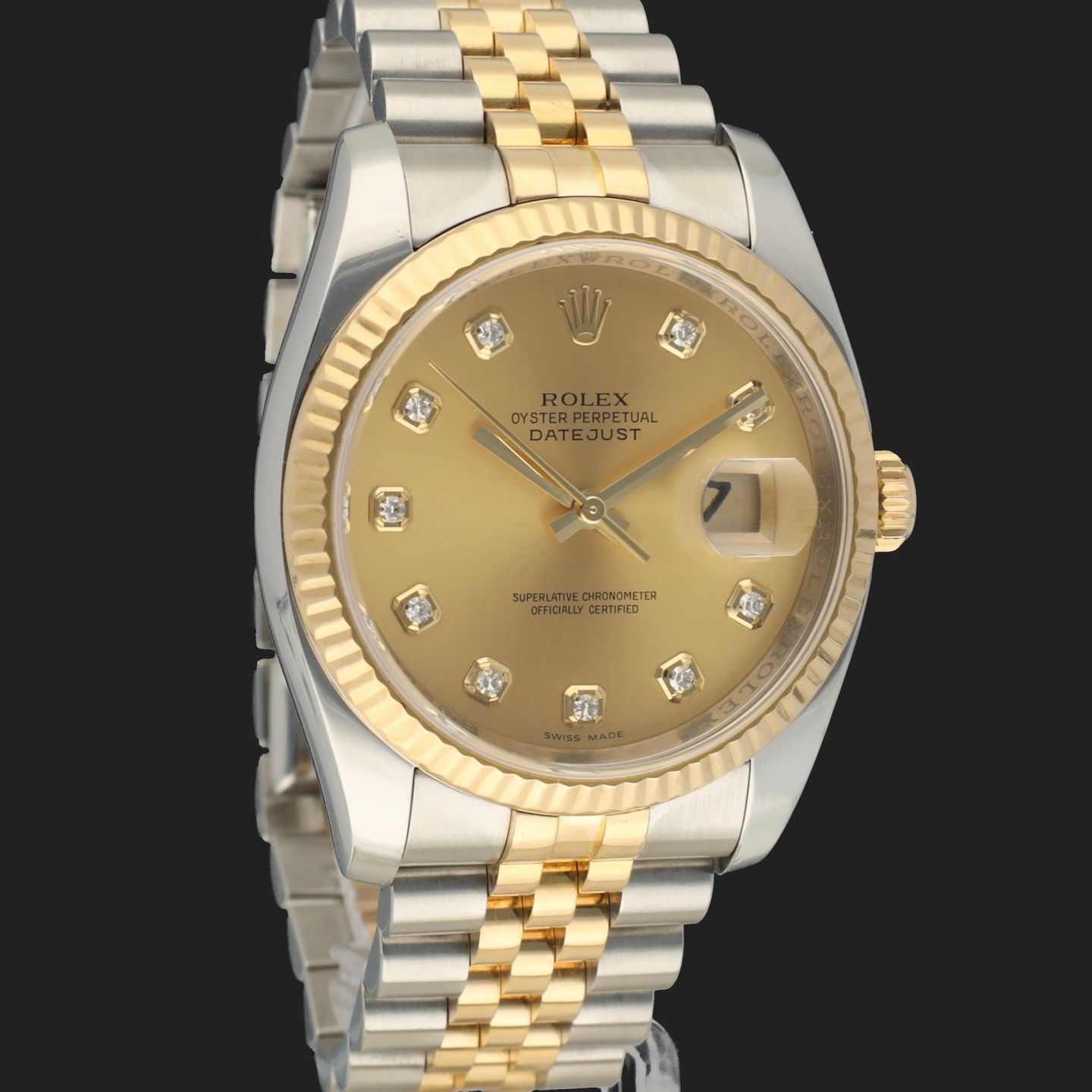 Rolex Datejust 36 116233 (2007) - 36mm Goud/Staal (4/8)