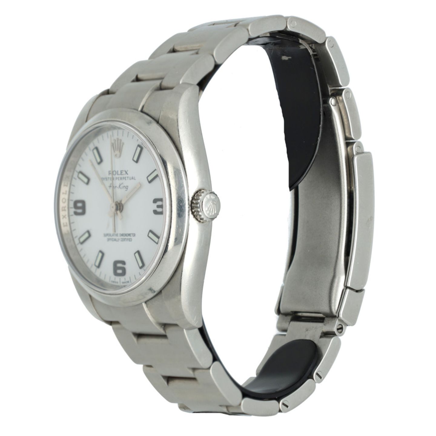 Rolex Oyster Perpetual 34 114200 (2013) - Wit wijzerplaat 34mm Staal (5/12)