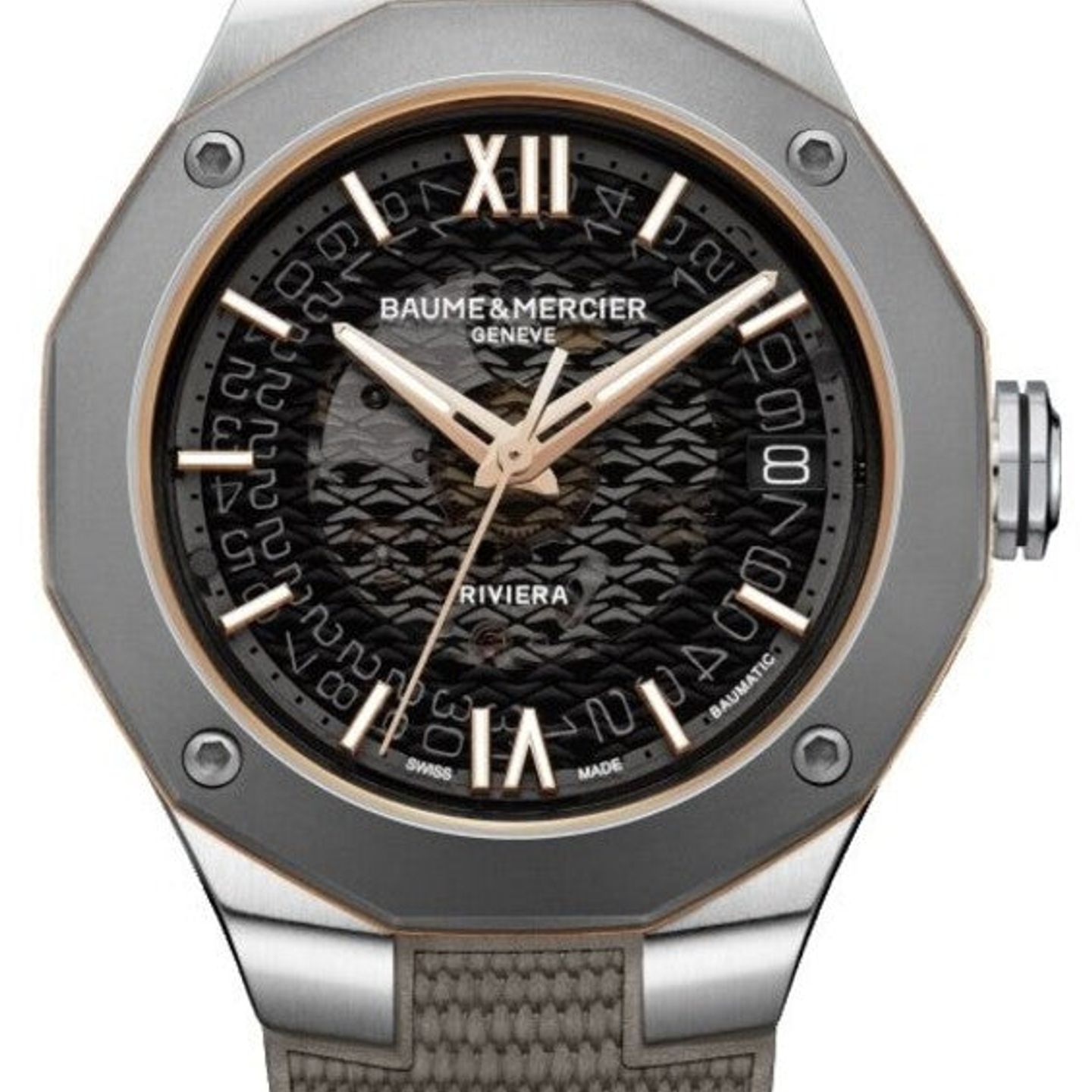 Baume & Mercier Riviera M0A10720 (2025) - Grey dial 39 mm Steel case (1/1)