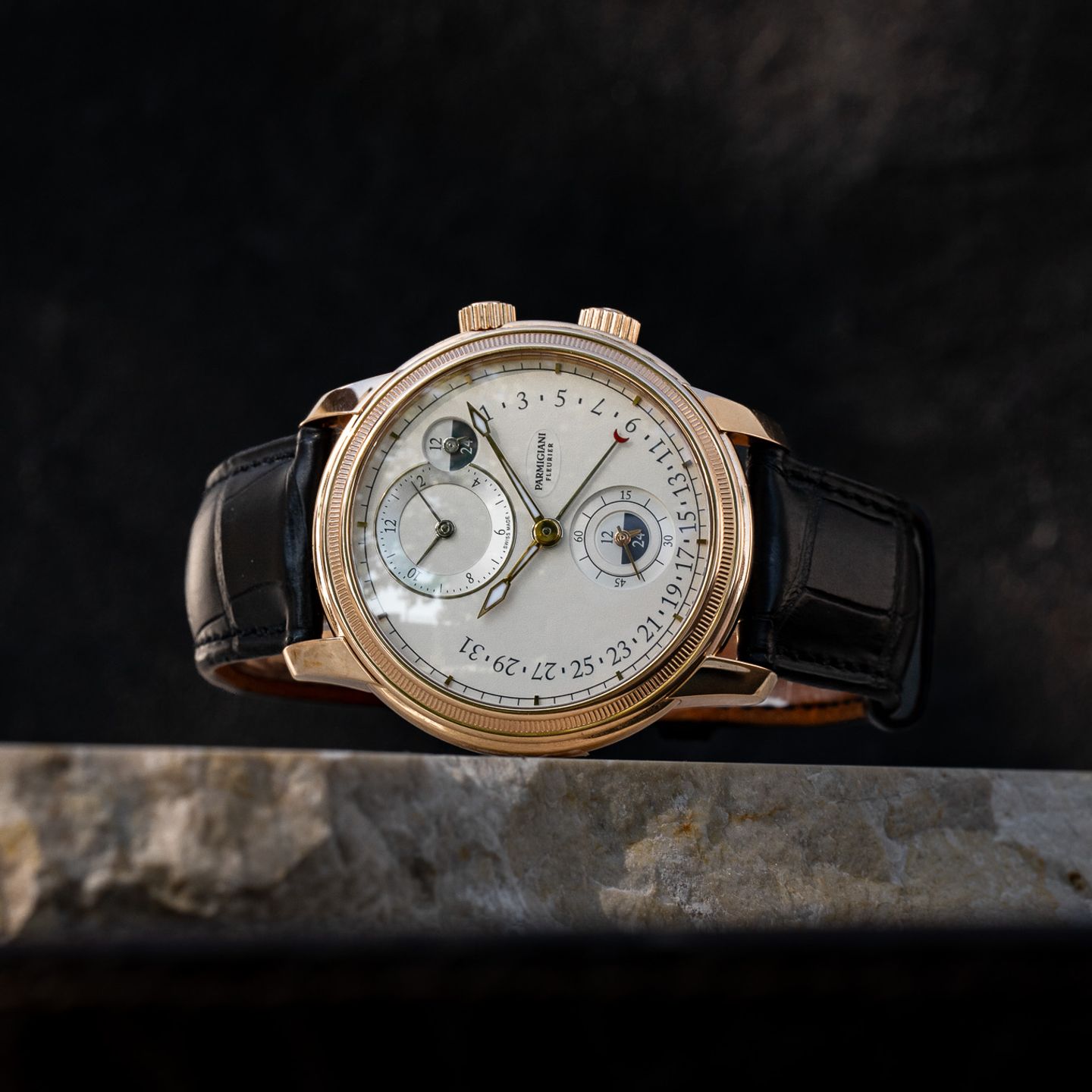 Parmigiani Fleurier Toric PFC493-1002400-HA1442 (2020) - Silver dial 43 mm Rose Gold case (4/8)