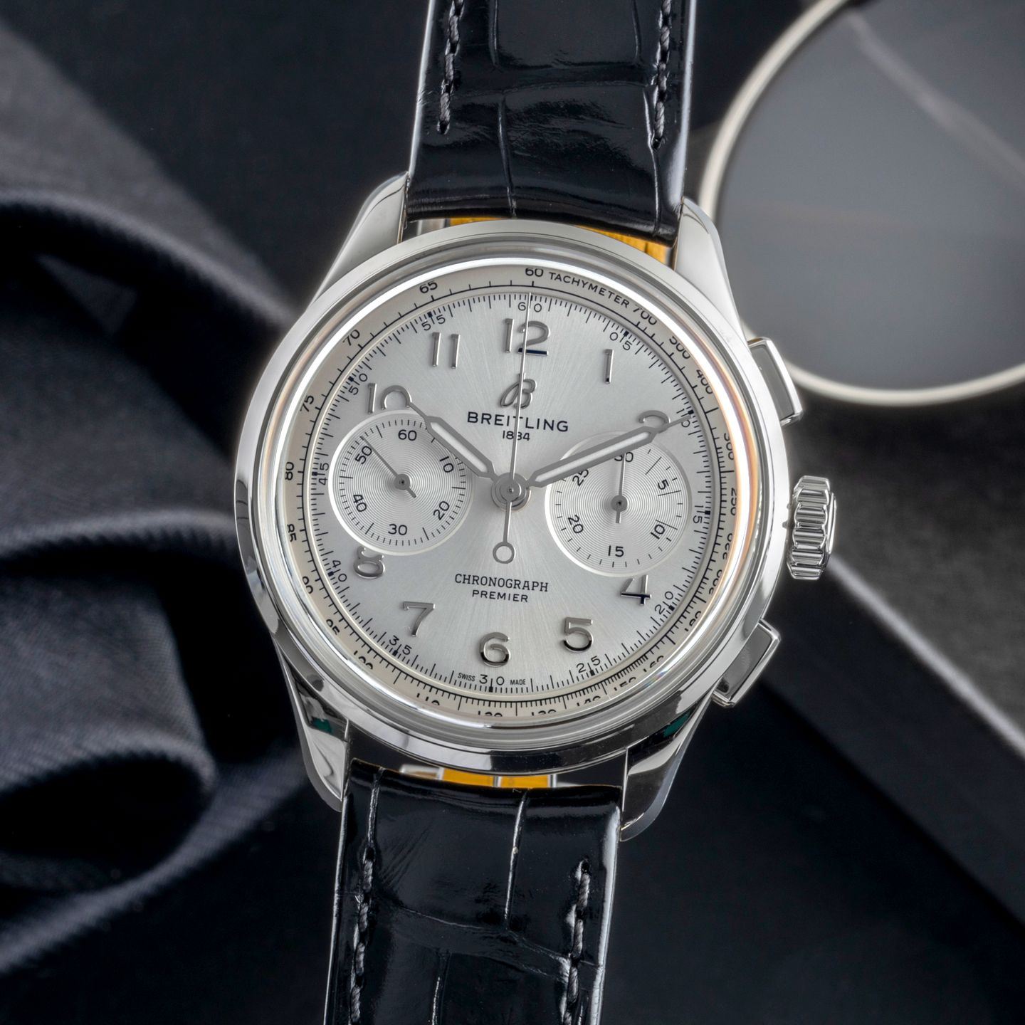 Breitling Premier AB0930 (Unknown (random serial)) - 41 mm Steel case (3/8)