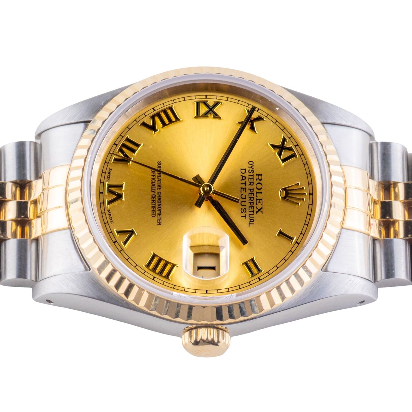 Rolex Datejust 36 16233 (1991) - 36 mm Gold/Steel case (6/8)