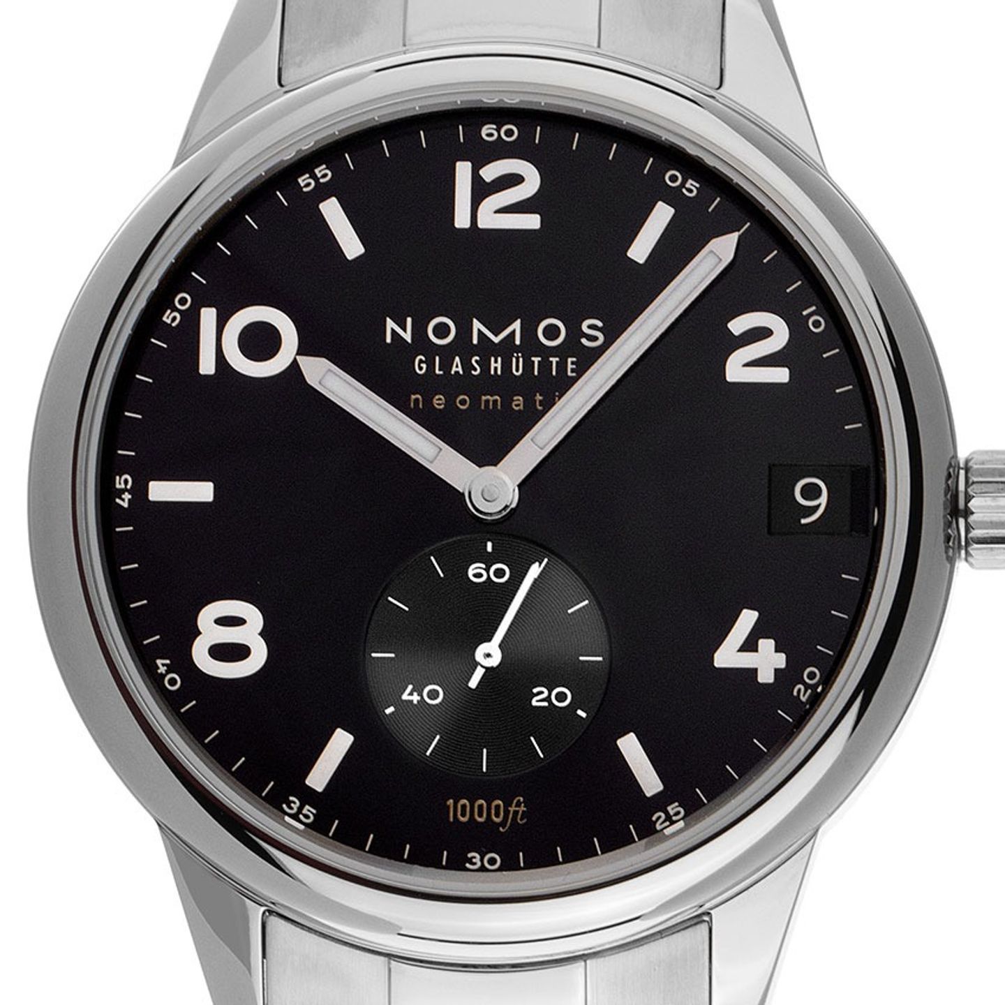NOMOS Club Neomatik 781 (2026) - Zwart wijzerplaat 42mm Staal (1/7)