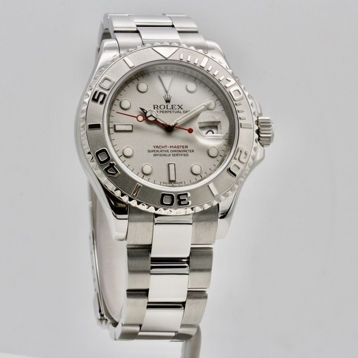 Rolex Yacht-Master 40 16622 (2005) - Silver dial 40 mm Steel case (1/8)