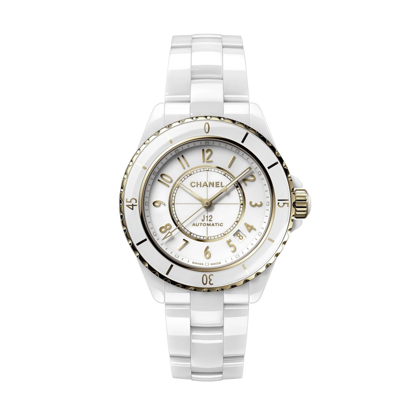 Chanel J12 H9540 (2024) - White dial 38 mm Ceramic case (1/1)