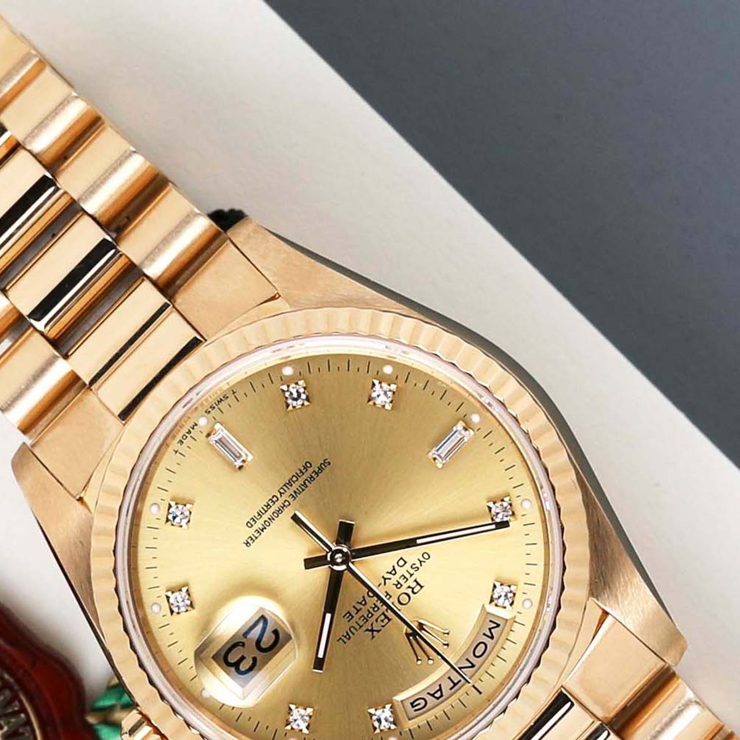 Rolex Day-Date 36 18238 (1992) - 36mm Geelgoud (4/8)