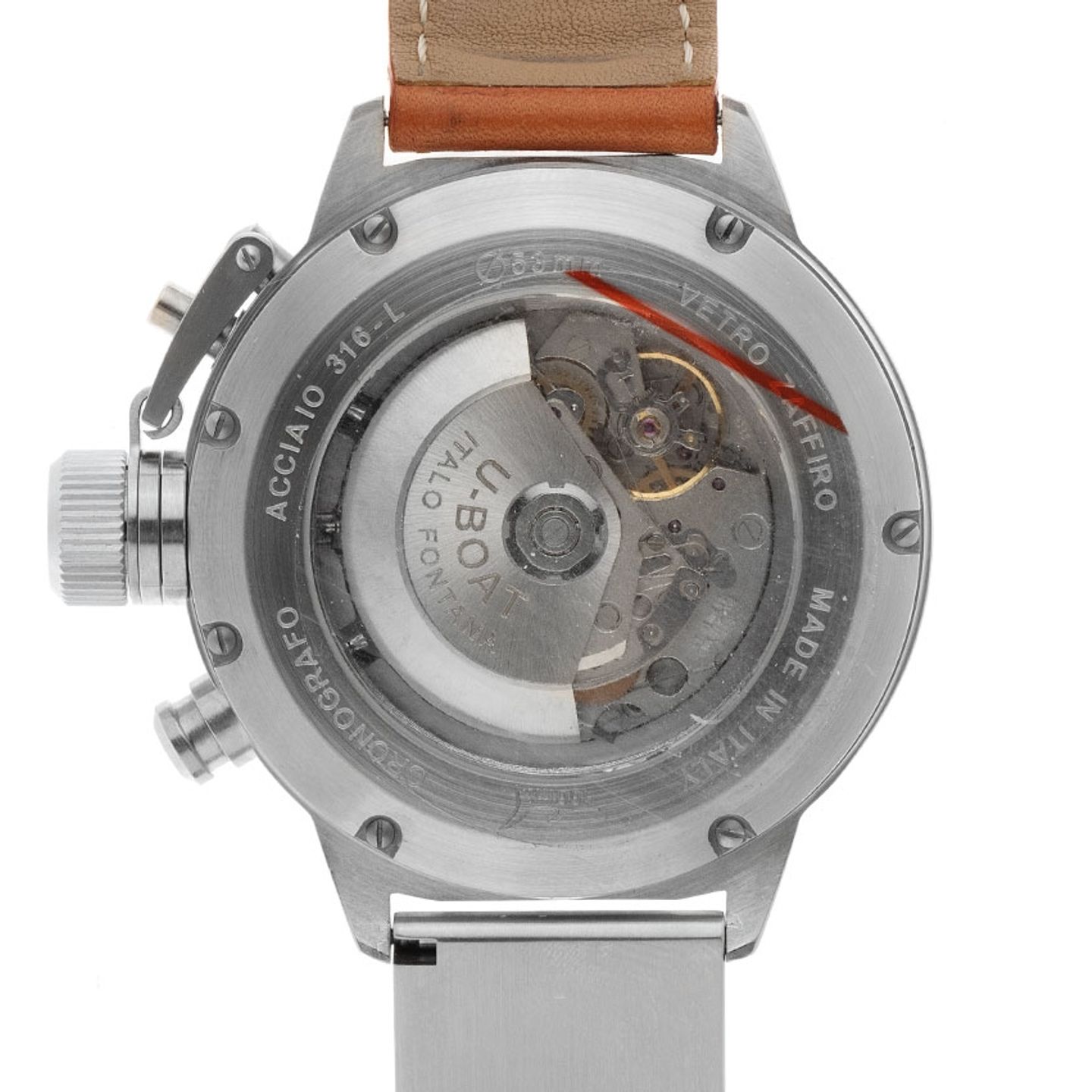 U-Boat Classico 2273 (2010) - Black dial Unknown Steel case (5/6)