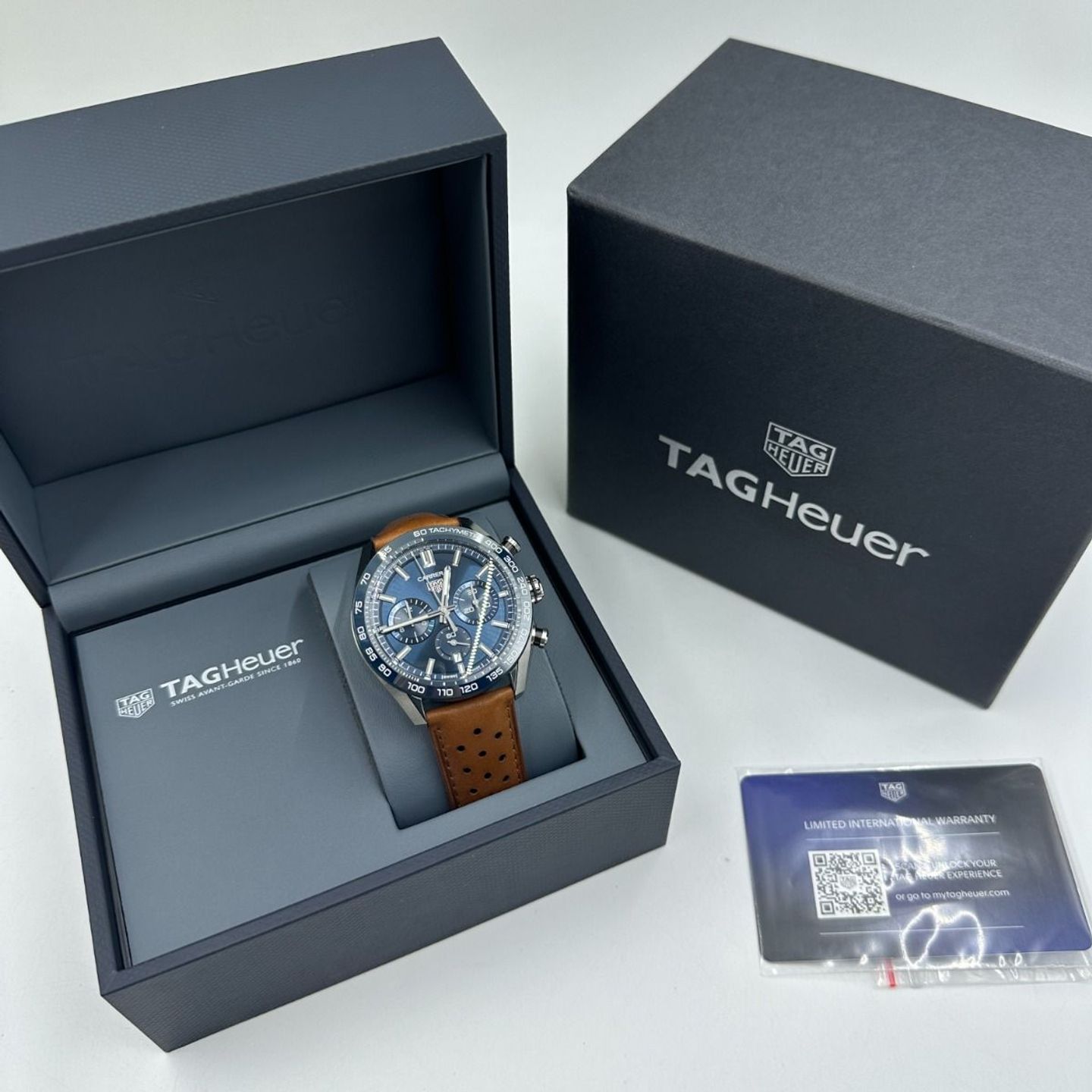 TAG Heuer Carrera CBN2A1A.FC6537 (2024) - Blue dial 44 mm Steel case (2/8)