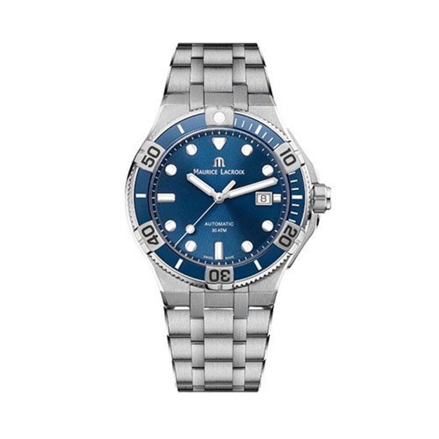 Maurice Lacroix Aikon AI6058-SS002-430-1 (2024) - Blue dial 43 mm Steel case (1/1)