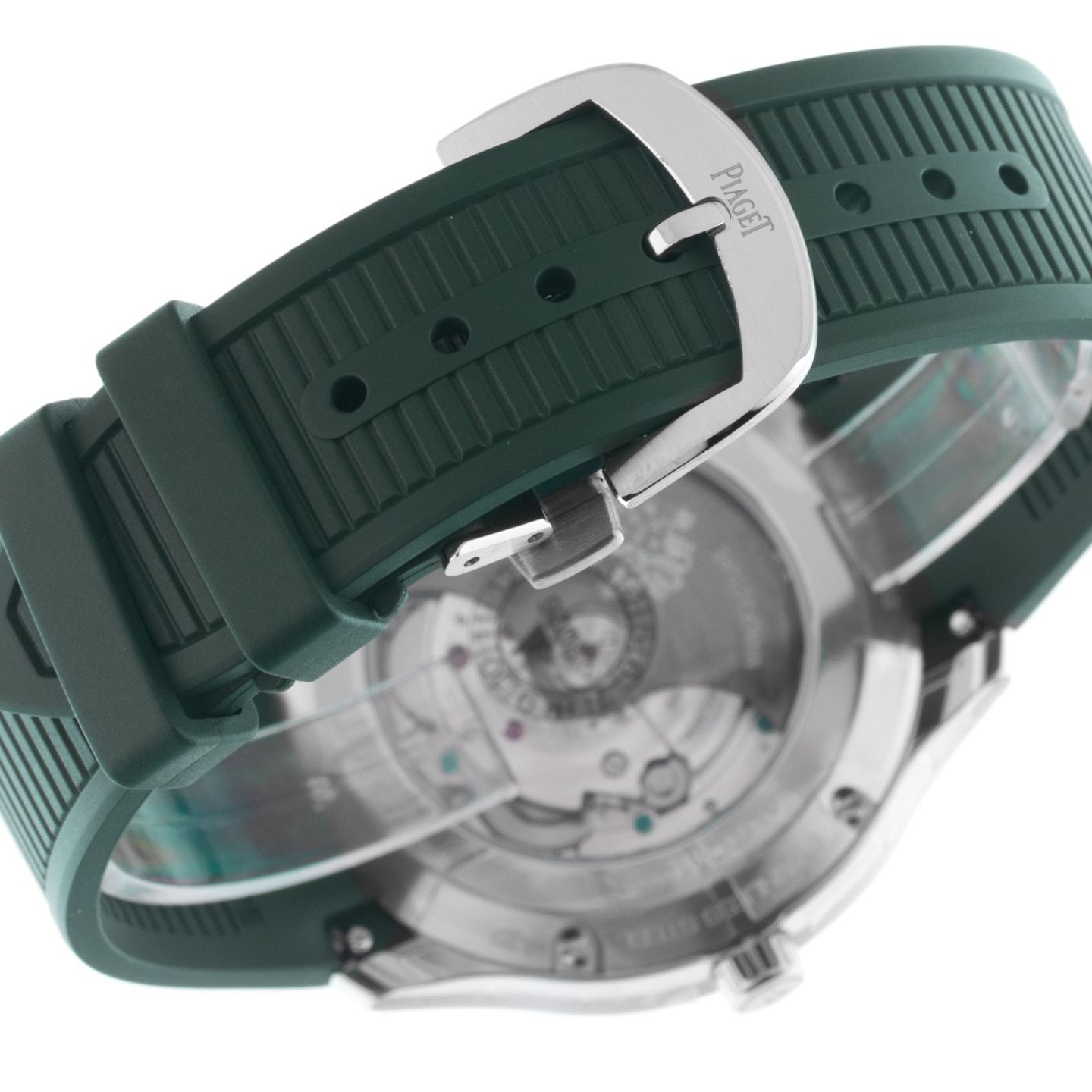 Piaget Polo G0A48022 (2025) - Groen wijzerplaat 43mm Staal (7/7)