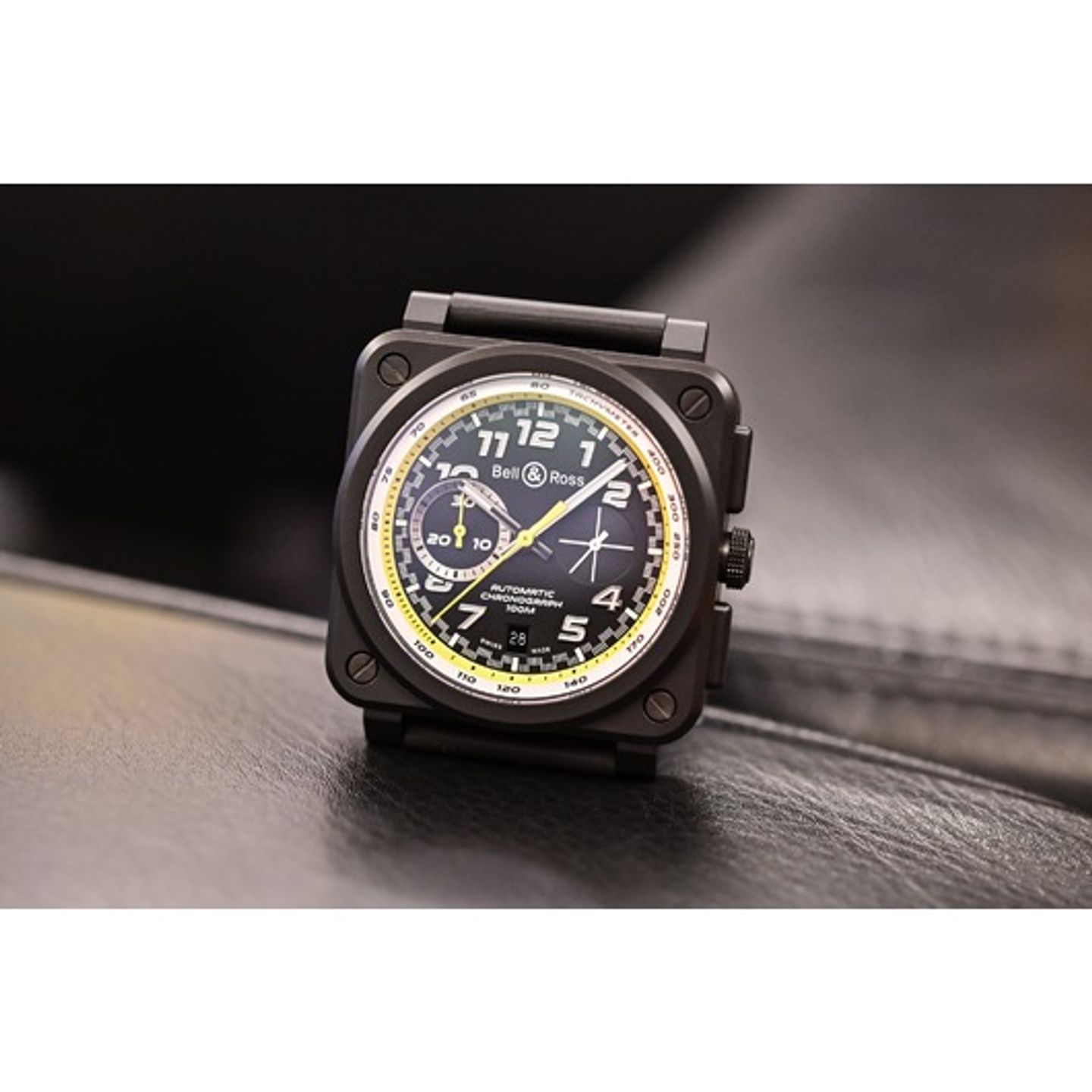 Bell & Ross BR 03-94 Chronographe BR0394-RS20/SRB (2022) - Zwart wijzerplaat 42mm Keramiek (3/6)