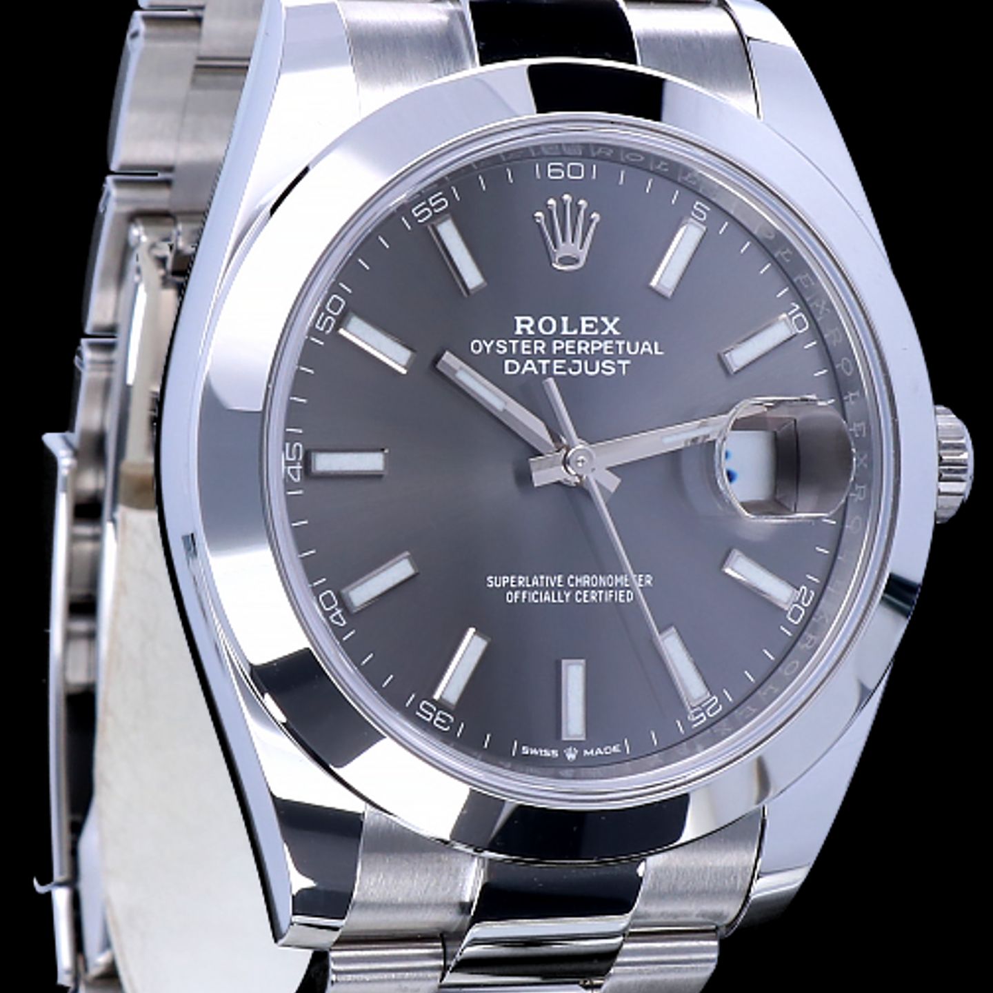 Rolex Datejust 41 126300 (2022) - Grey dial 41 mm Steel case (8/8)