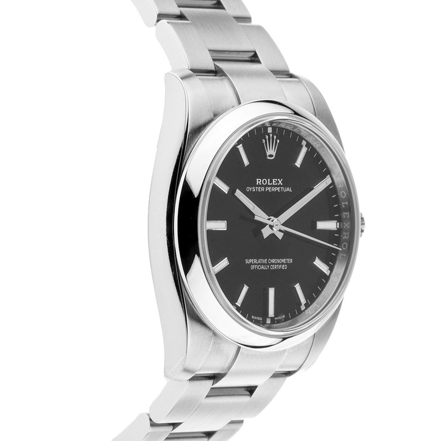 Rolex Oyster Perpetual 34 114200 (2018) - Zwart wijzerplaat 34mm Staal (4/6)