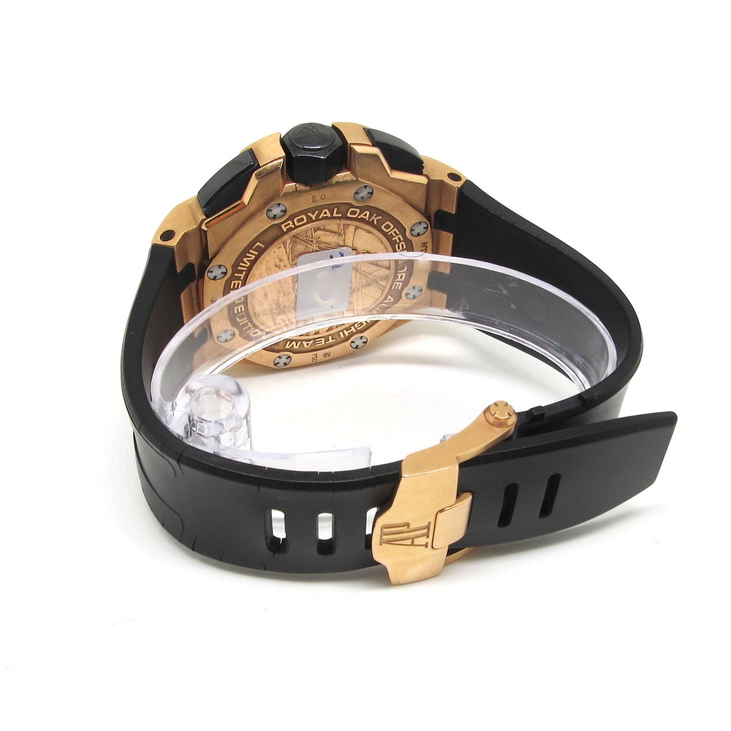 Audemars Piguet Royal Oak Offshore Chronograph 26062OR.OO.A002CA.01 (2007) - Black dial 44 mm Rose Gold case (4/6)