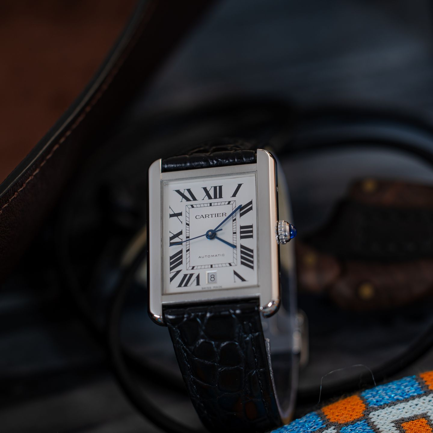 Cartier Tank Solo WSTA0029 (2020) - Zilver wijzerplaat 31mm Staal (1/4)