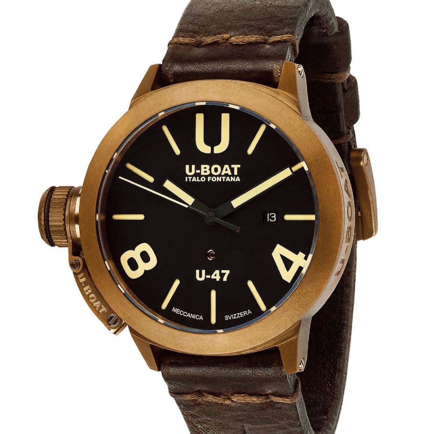 U-Boat Classico 7797 (2024) - Zwart wijzerplaat 48mm Brons (2/3)