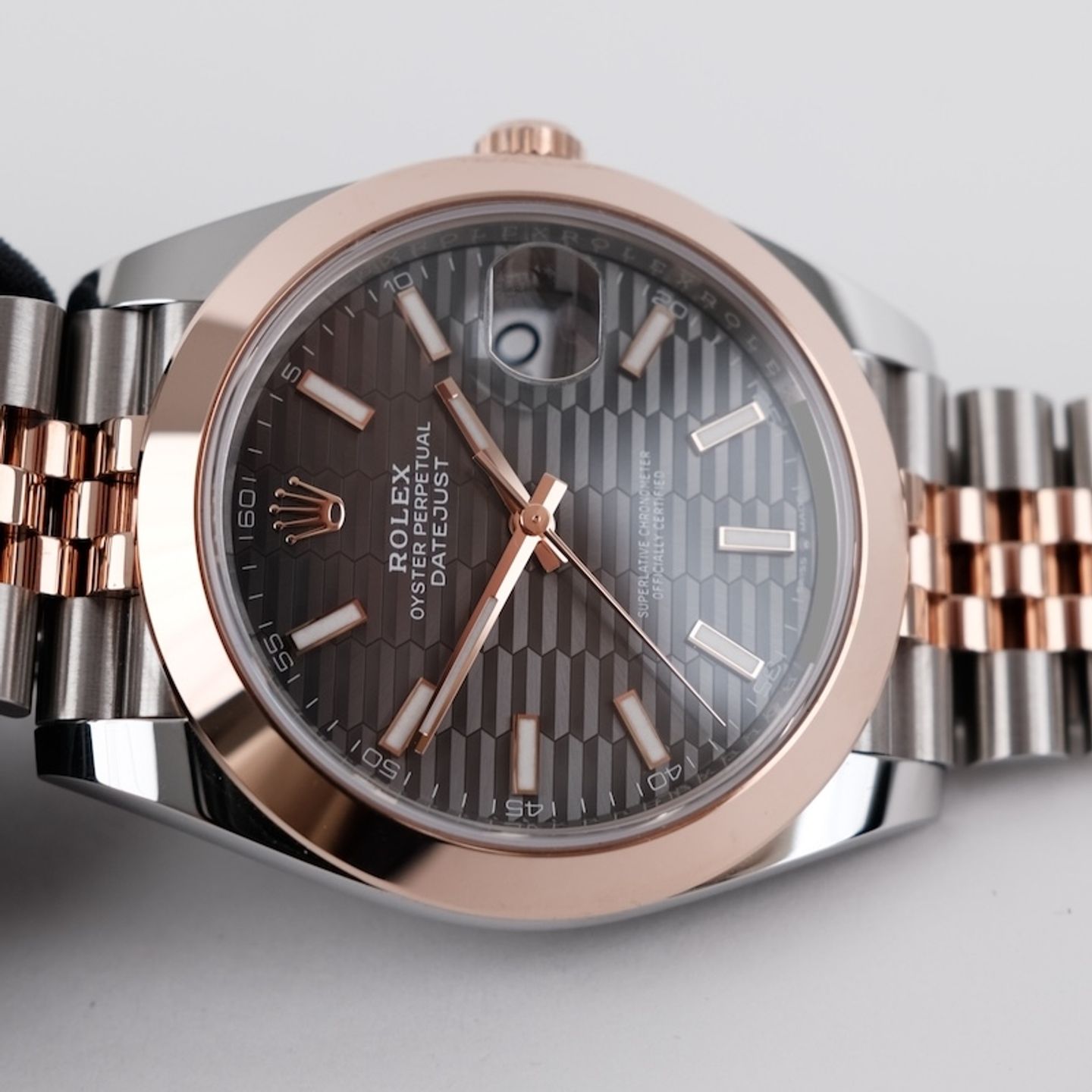 Rolex Datejust 41 126301 (2023) - Grey dial 41 mm Gold/Steel case (1/8)