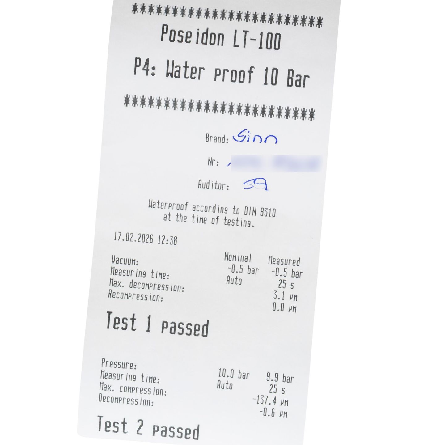 Sinn 104 104.011 (Unknown (random serial)) - Black dial 41 mm Steel case (5/8)