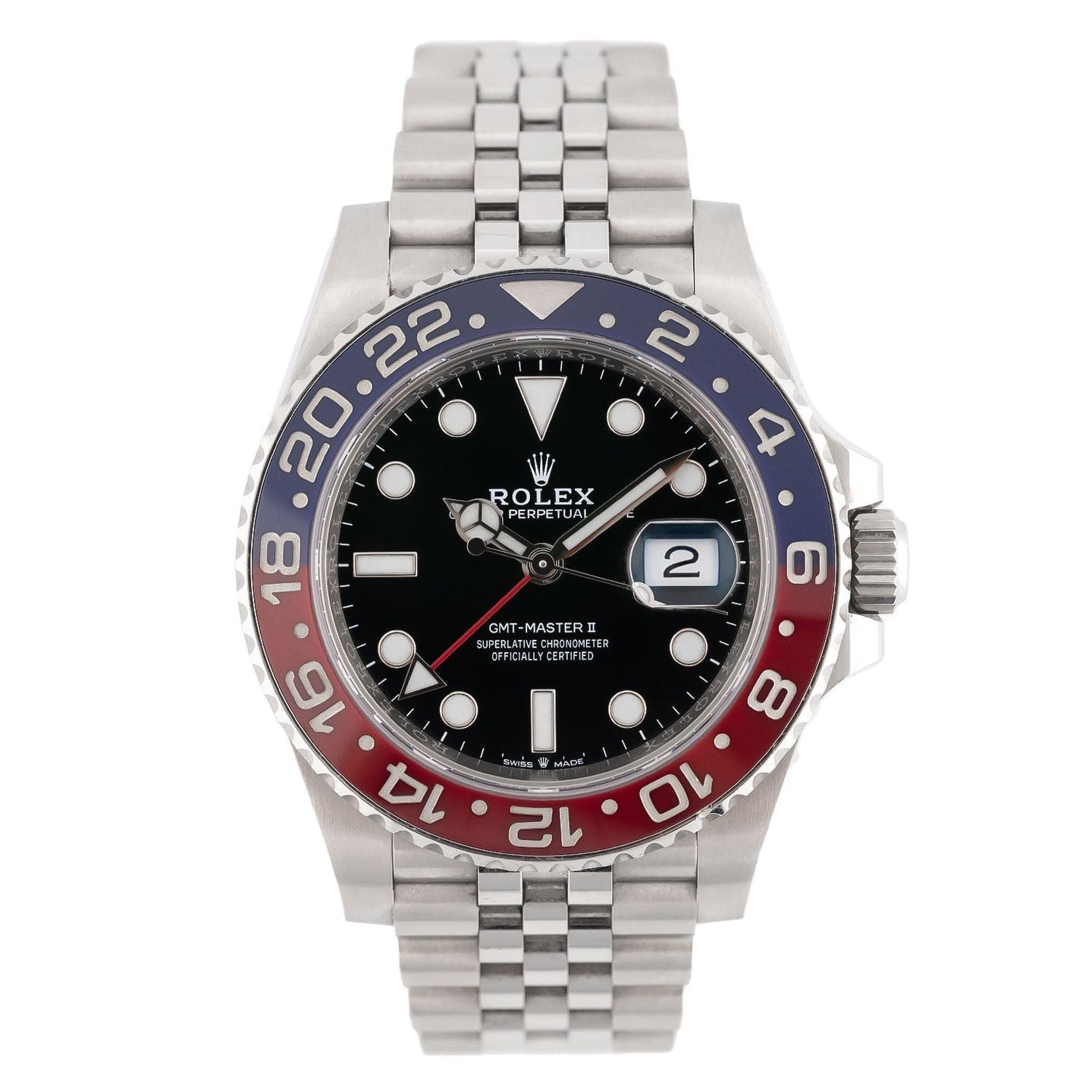 Rolex GMT-Master II 126710GRNR (2019) - Zwart wijzerplaat 40mm Staal (1/4)