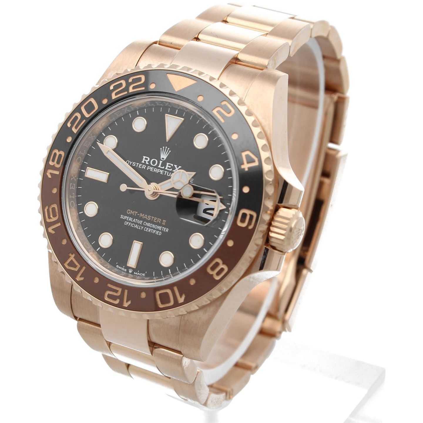 Rolex GMT-Master II 126715CHNR (2023) - Black dial 40 mm Rose Gold case (2/6)