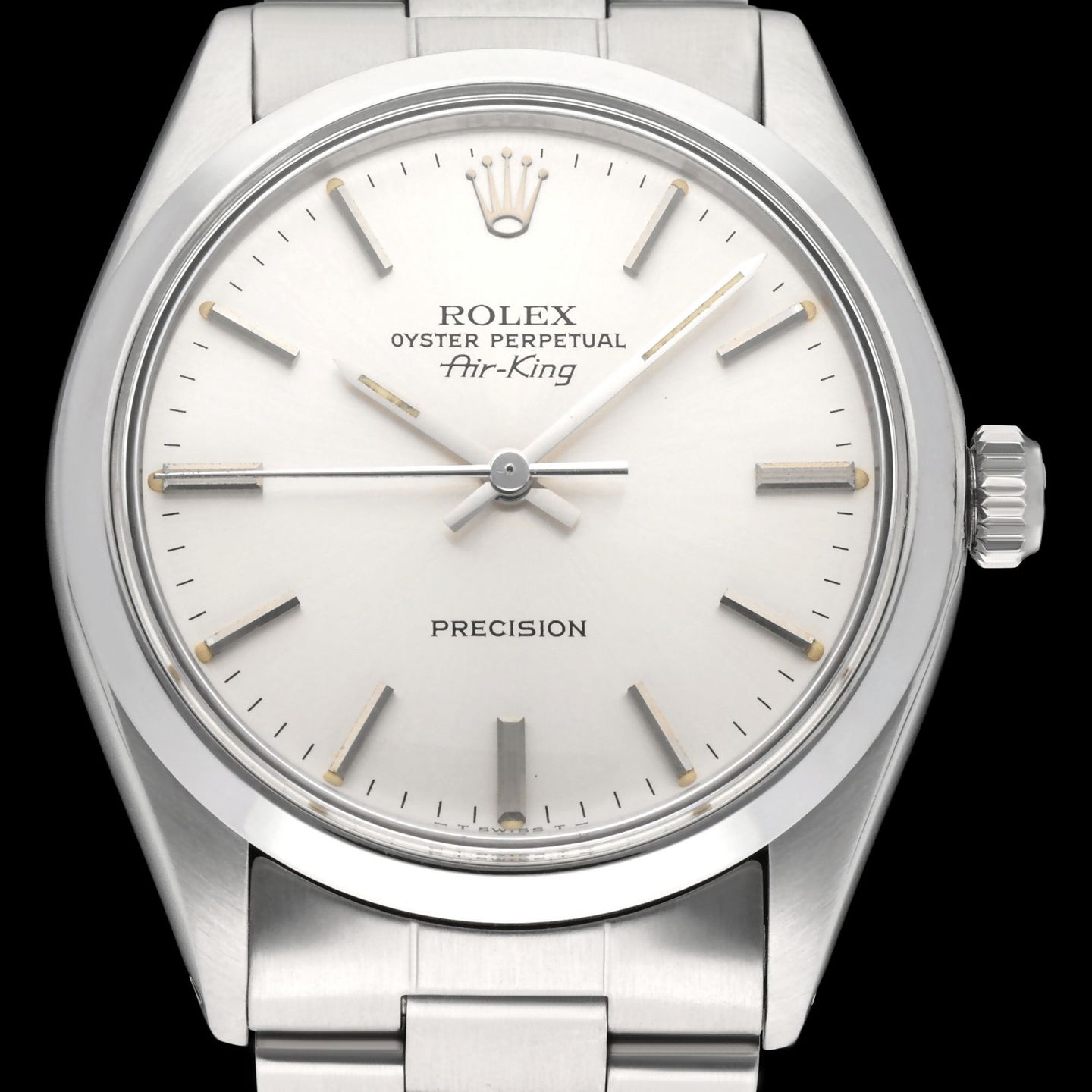 Rolex Air-King 5500 (1978) - 34mm Staal (1/7)