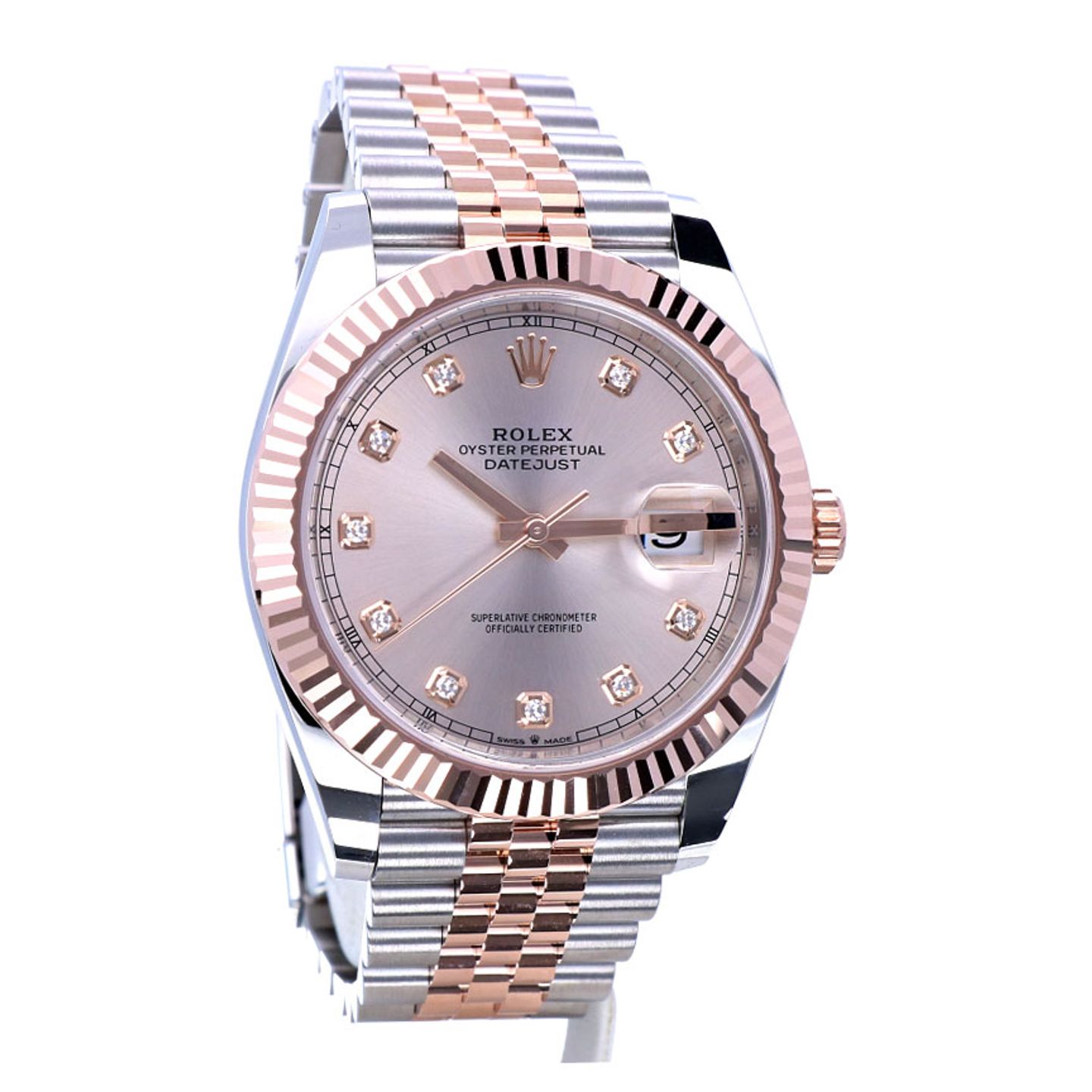 Rolex Datejust 41 126331 (2022) - Pink dial 41 mm Steel case (6/8)