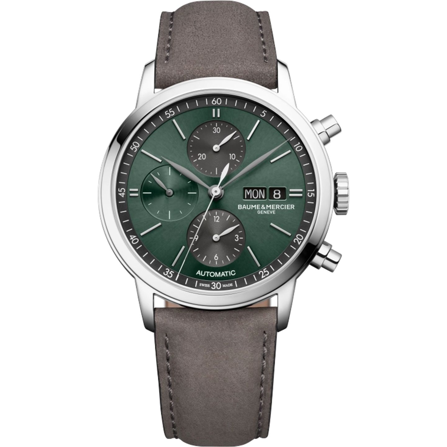 Baume & Mercier Classima M0A10783 (2026) - Groen wijzerplaat 42mm Staal (1/1)