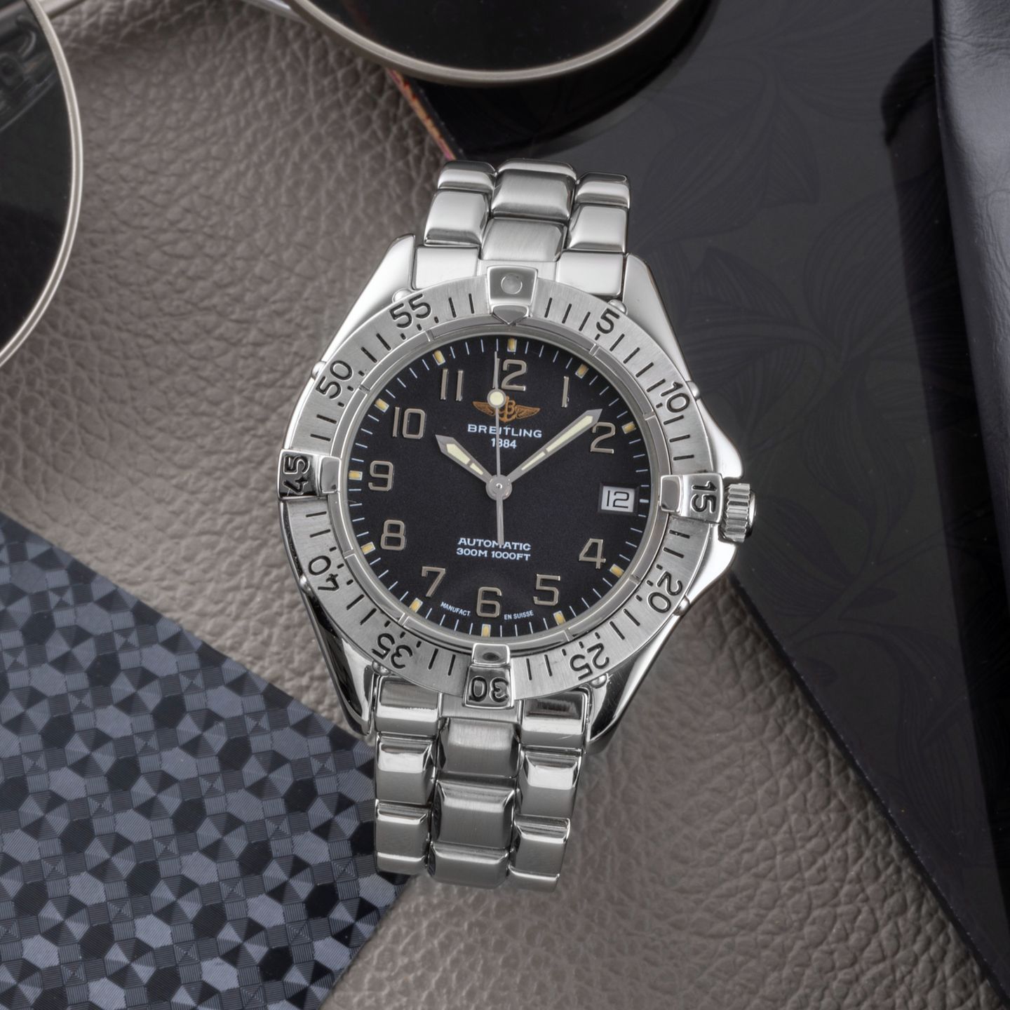 Breitling Colt Automatic A17035 (1995) - 38mm Staal (1/8)