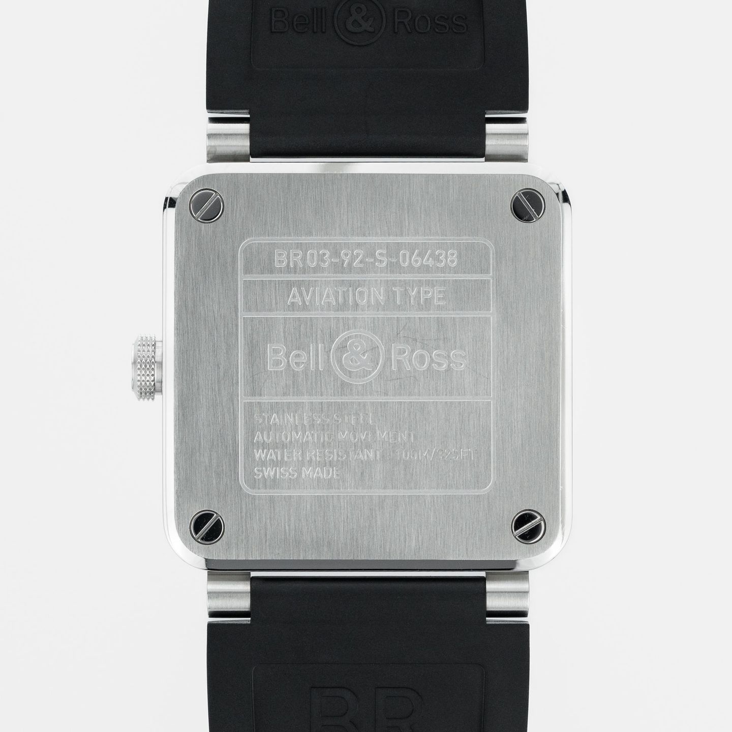 Bell & Ross BR 03 BR03-92 Commando (Onbekend (willekeurig serienummer)) - Grijs wijzerplaat 43mm Staal (5/8)