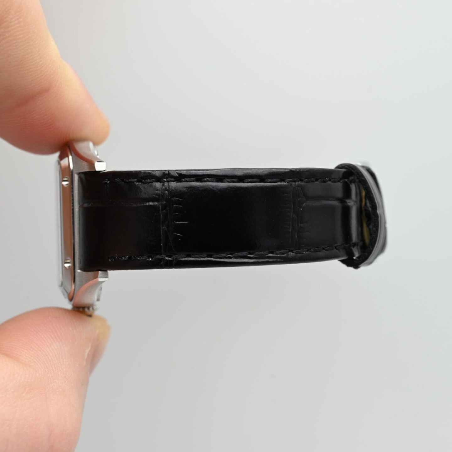 Cartier Santos Dumont WSSA0023 (2025) - Silver dial 28 mm Steel case (8/8)