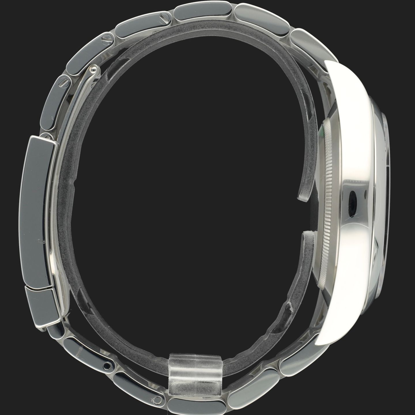 Rolex Oyster Perpetual 39 114300 (2015) - Rood wijzerplaat 39mm Staal (5/8)