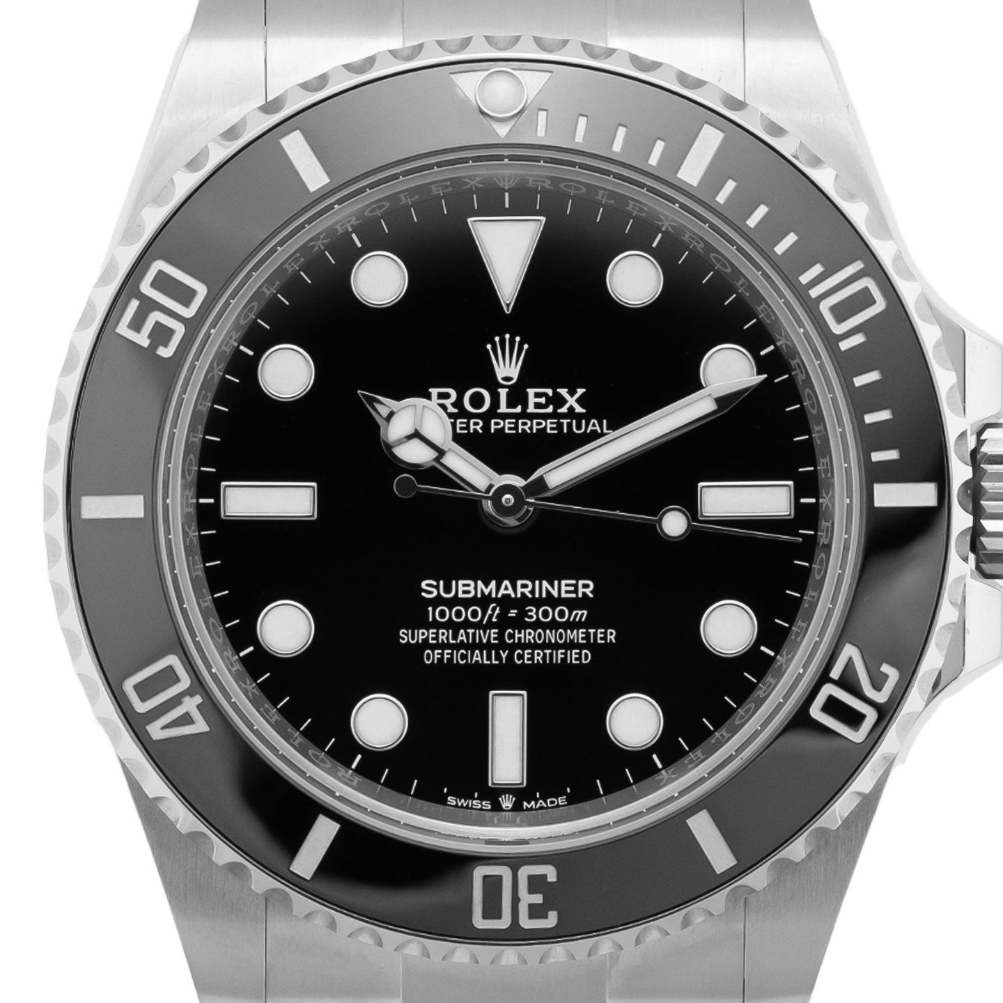 Rolex Submariner No Date 124060 (2025) - Zwart wijzerplaat 41mm Staal (2/4)
