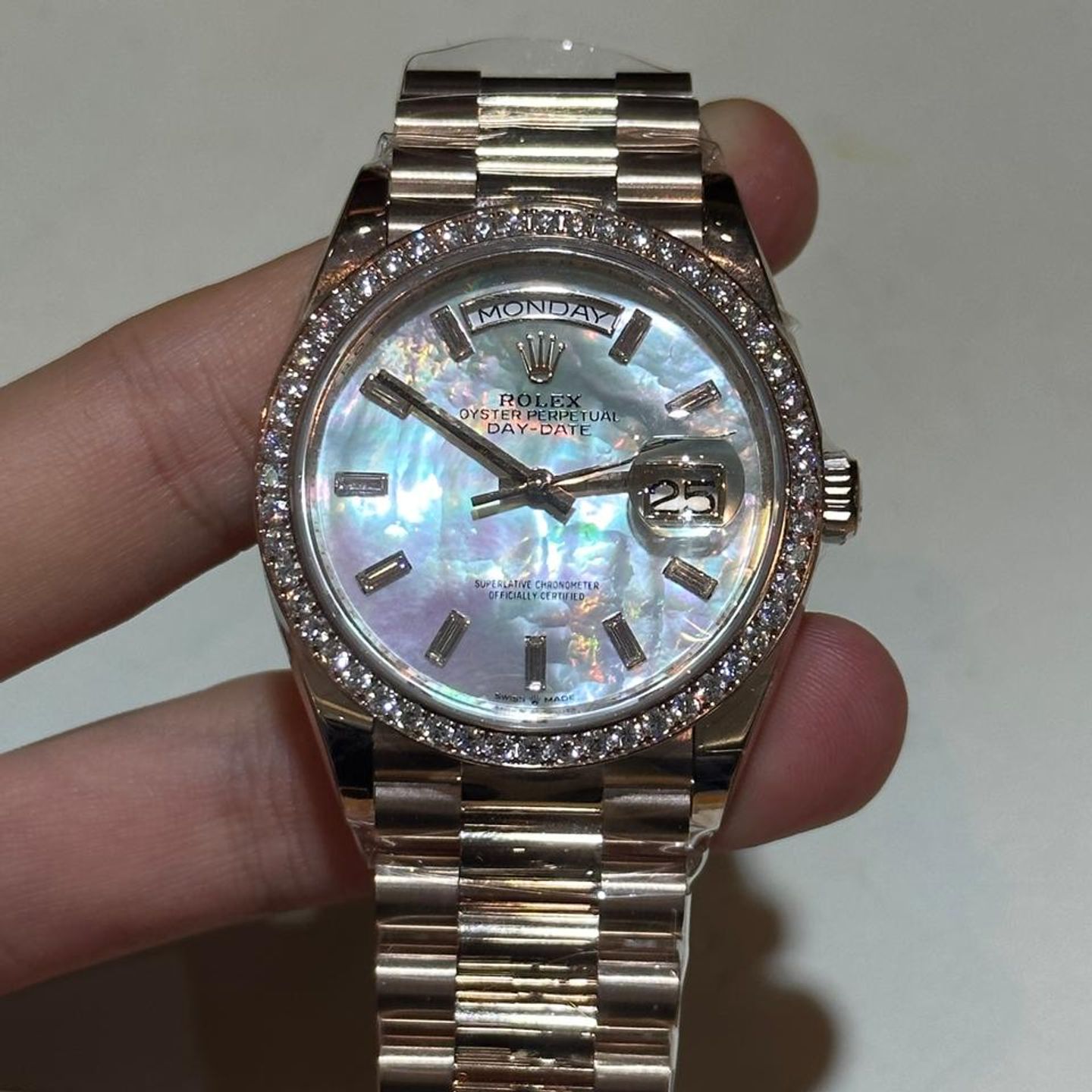 Rolex Day-Date 128345RBR - (3/4)