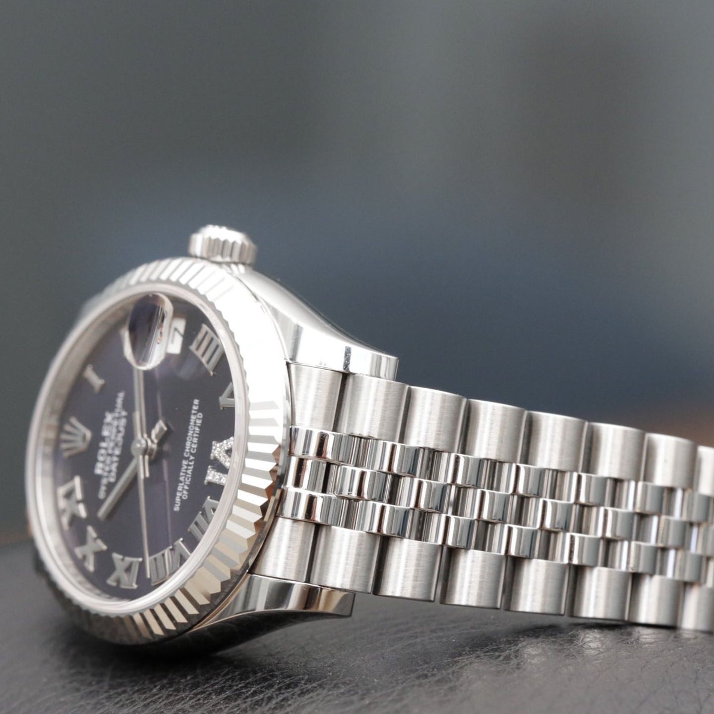 Rolex Datejust 31 278274 (2024) - Purple dial 31 mm Steel case (8/8)