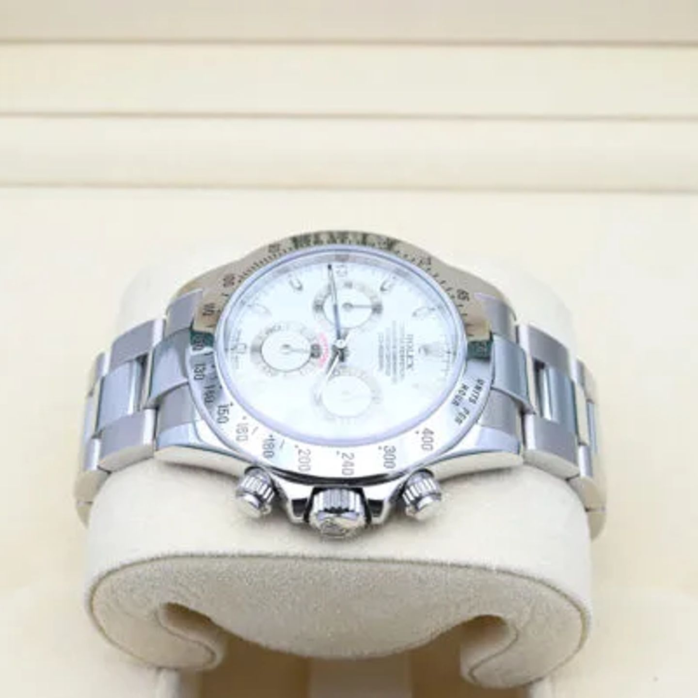 Rolex Daytona 116520 (2004) - Wit wijzerplaat 40mm Staal (4/7)