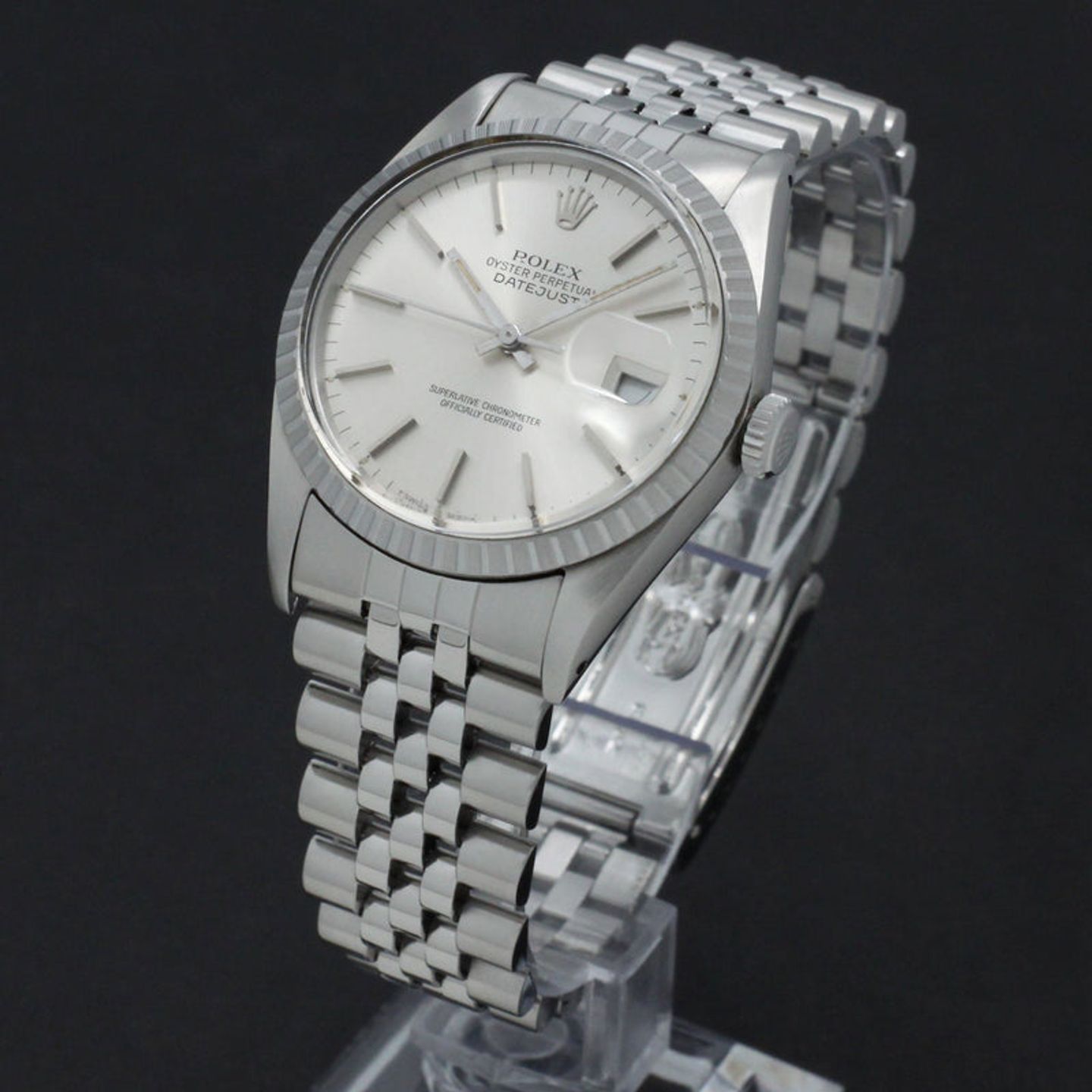 Rolex Datejust 36 16030 (1986) - Zilver wijzerplaat 36mm Staal (2/7)