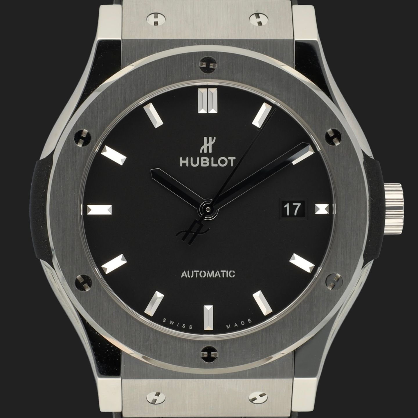 Hublot Classic Fusion 542.NX.1171.RX (2023) - Black dial 42 mm Titanium case (3/8)
