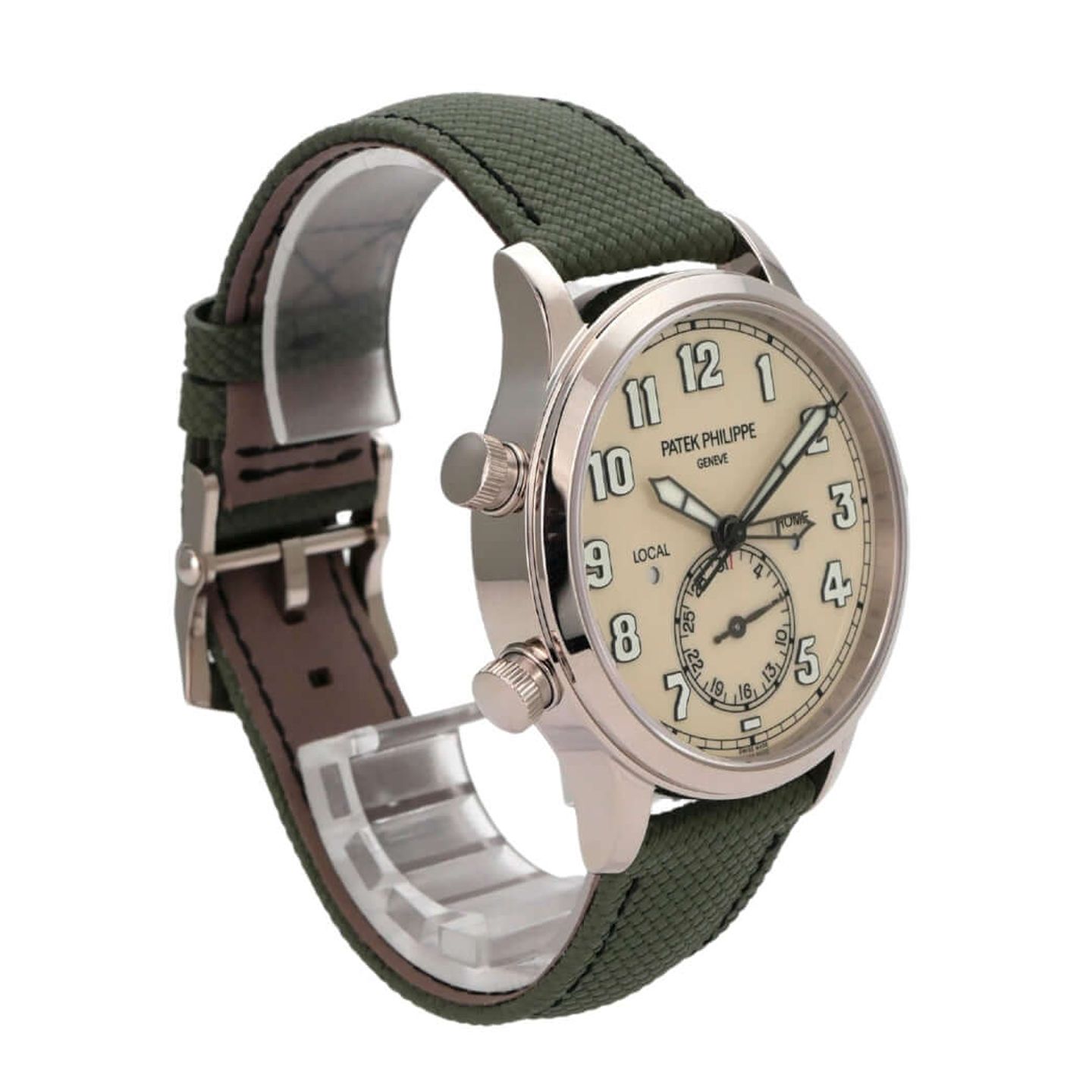 Patek Philippe Calatrava 5524G-010 (2026) - Beige dial 42 mm White Gold case (4/8)