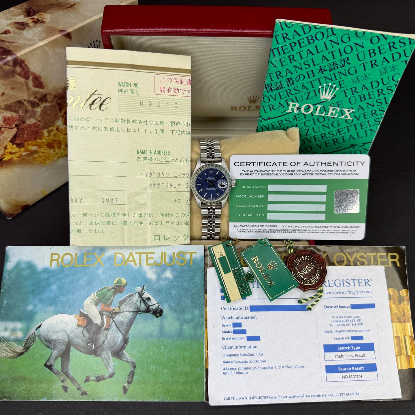 Rolex Oyster Perpetual Lady Date 69240 - (3/8)