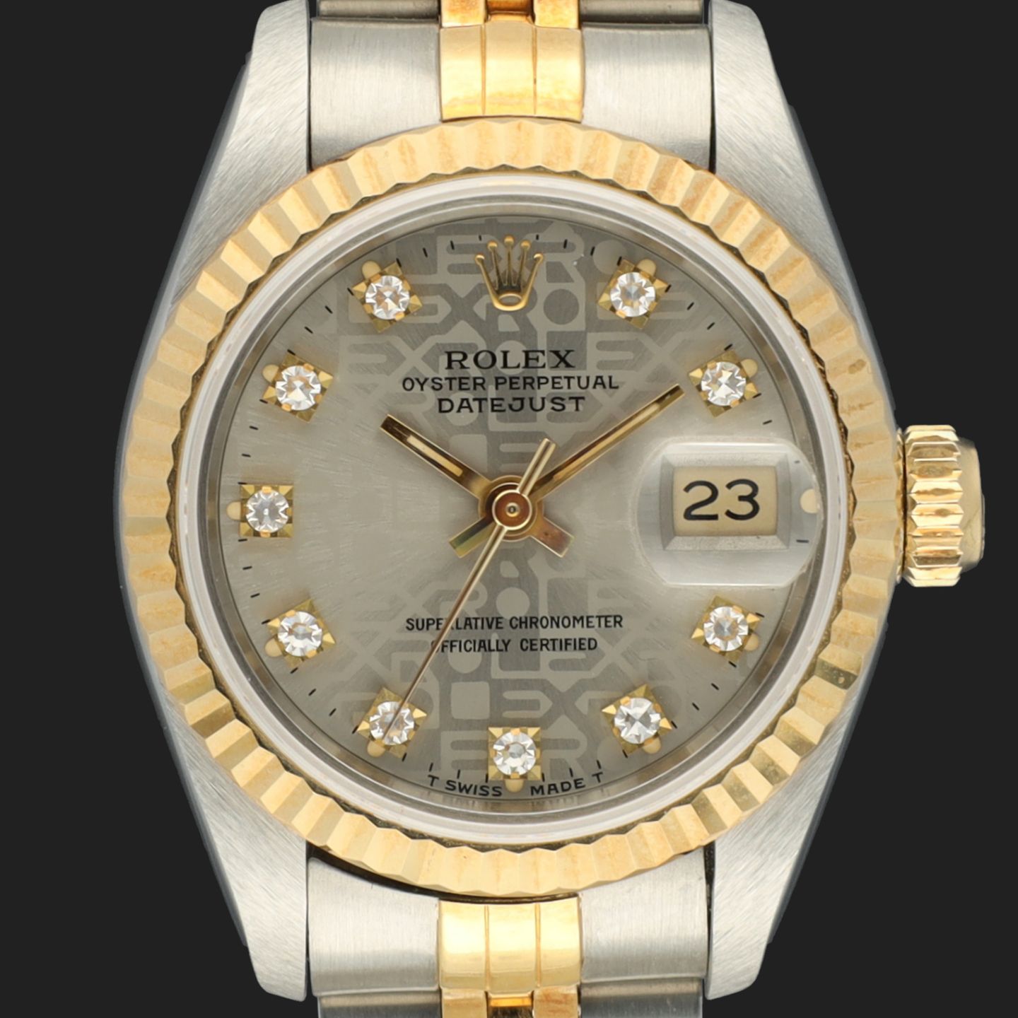 Rolex Lady-Datejust 69173 (1993) - 26mm Goud/Staal (2/7)