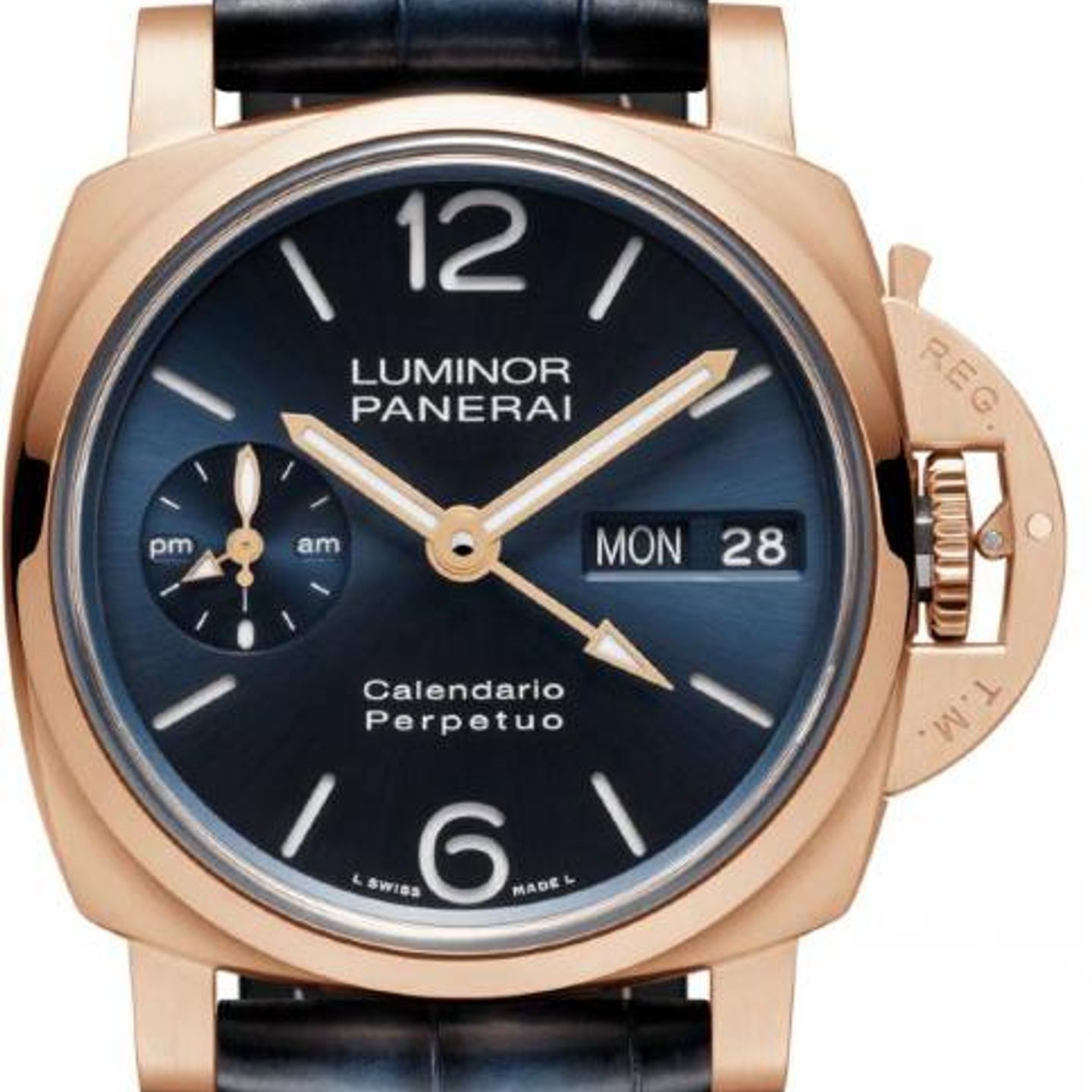 Panerai Luminor PAM00742 (2026) - Blauw wijzerplaat 44mm Roodgoud (1/1)