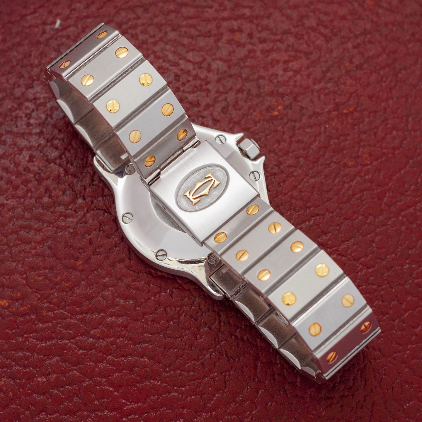 Cartier Santos 2966 (Unknown (random serial)) - White dial 30 mm Steel case (7/8)