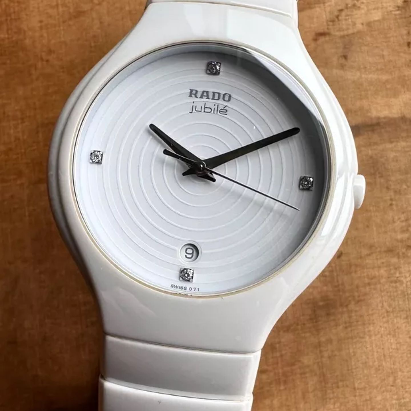 Rado Ceramica 115.0695.3 (2015) - Wit wijzerplaat 40mm Keramiek (2/7)