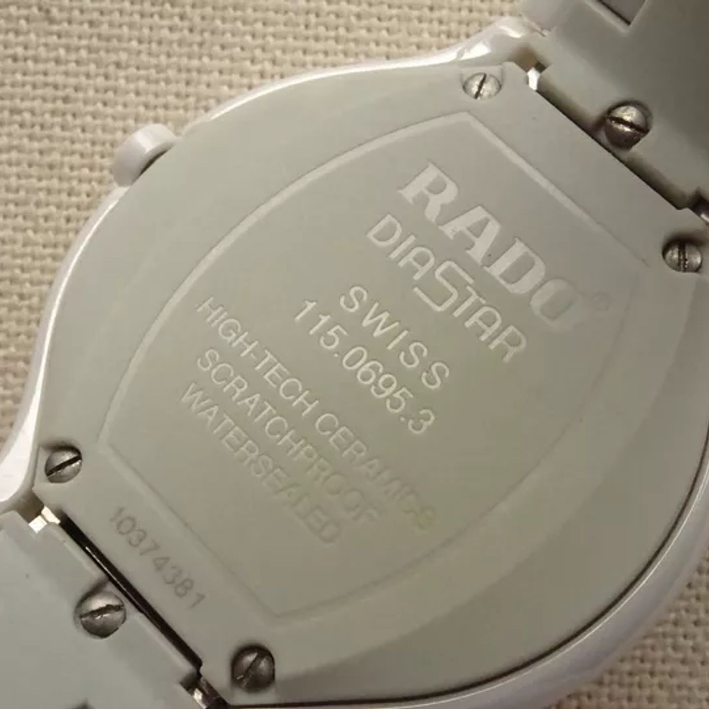 Rado Ceramica 115.0695.3 (2015) - Wit wijzerplaat 40mm Keramiek (5/7)