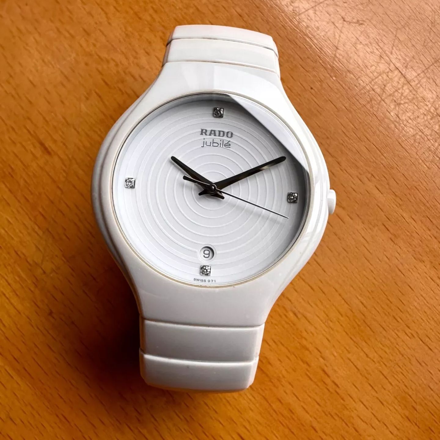 Rado Ceramica 115.0695.3 (2015) - White dial 40 mm Ceramic case (1/7)