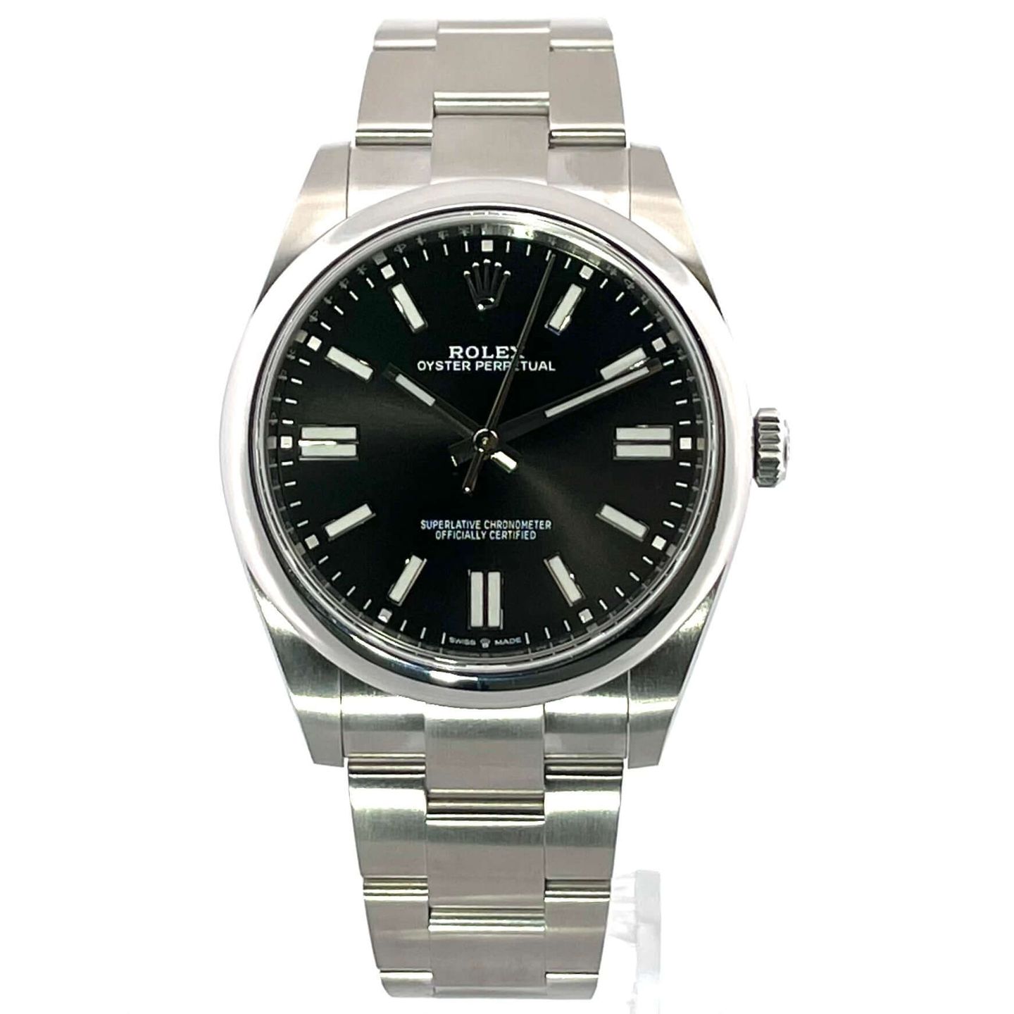 Rolex Oyster Perpetual 41 124300 (2025) - Black dial 41 mm Steel case (2/8)